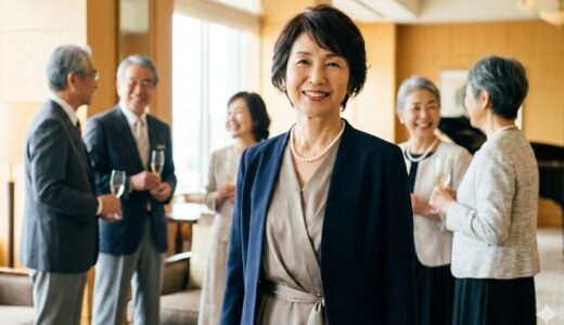 70代同窓会の服装◆老け見え回避！品と若々しさを叶える正解コーデ