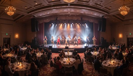 ディナーショー 服装 ぽっちゃりさん向け｜30代40代50代の華やかスタイル＆選び方