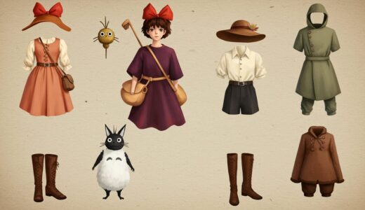 ジブリキャラの服装で日常を彩る！私だけのバウンドコーデ術