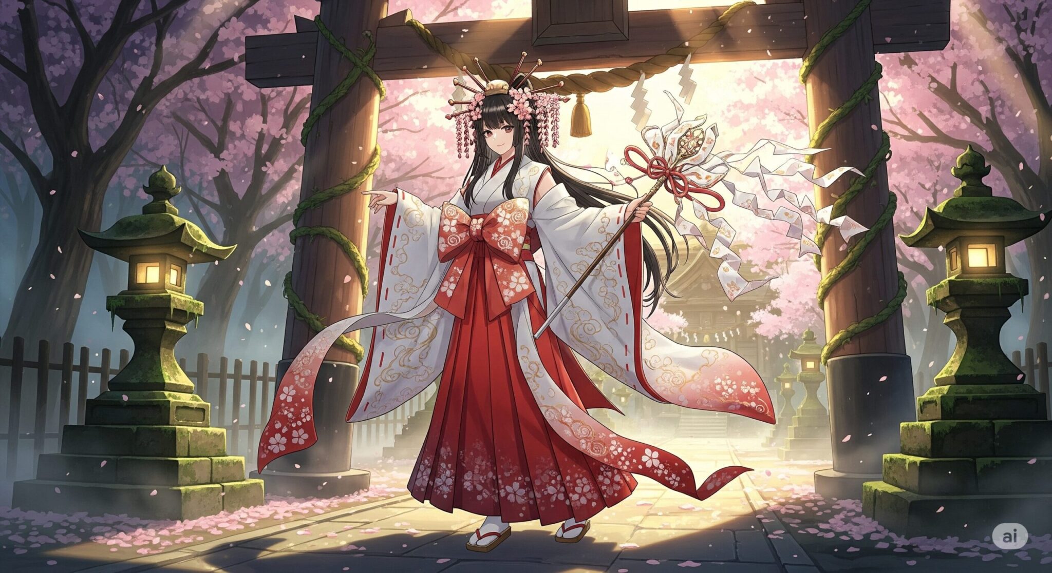 【和風ファンタジー】神官服装の描き方と設定★日本文化から紐解く衣装デザイン | 服装大全
