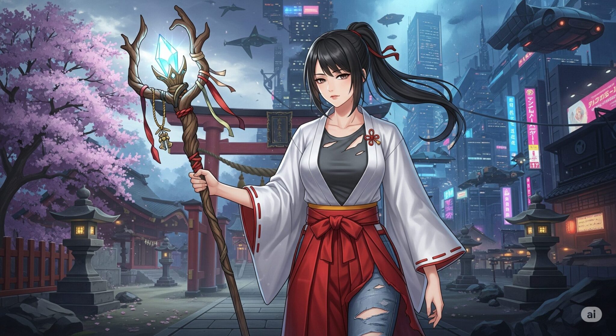 【和風ファンタジー】神官服装の描き方と設定★日本文化から紐解く衣装デザイン | 服装大全