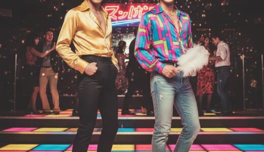 80年代ディスコファッション メンズ！光沢シャツでイケてる男になる着こなし術