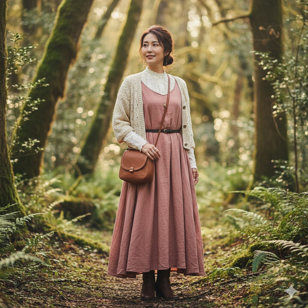 40代から始める森ガールファッション★上品に着痩せする大人のコーデ術 | 服装大全