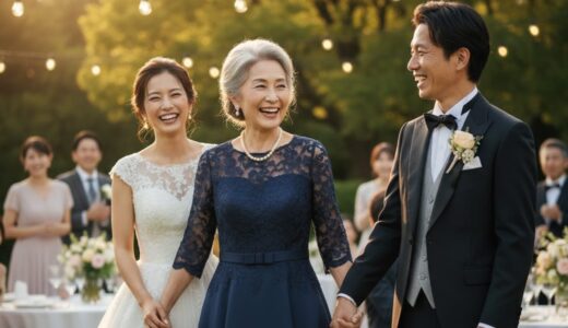 【祖母・叔母の正解】70代結婚式の服装マナー｜体型カバーと品格を両立する着こなし術