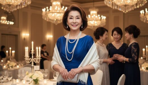 70代のディナーショー服装：安っぽく見えない品格コーデ