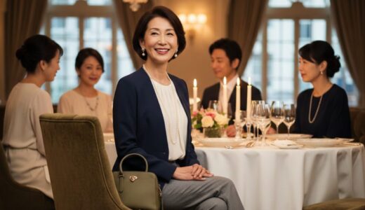 60代食事会の服装｜ユニクロで高見え！恥をかかないマナーと正解コーデ