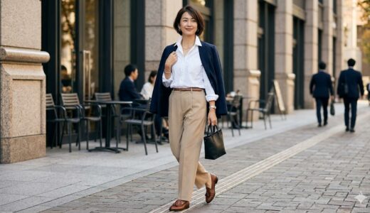 【40代・50代】ユニクロで作るマニッシュな服装！女性が輝く「おじコーデ」の正解